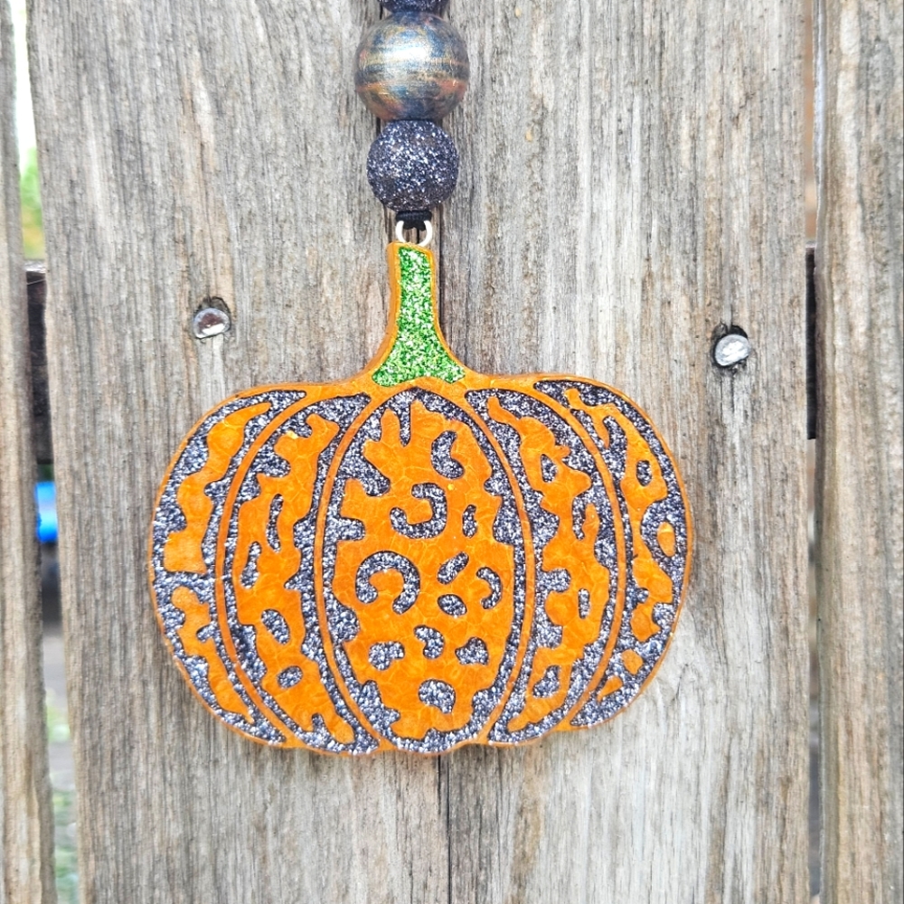 Pumpkin Car Freshie smells like strawberry short cake